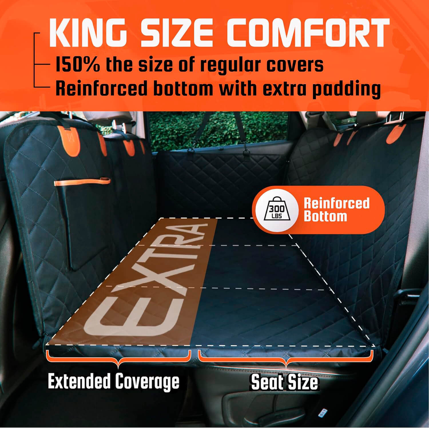 Professional Hard Bottom Seat Extender for Dogs