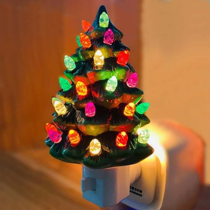 Christmas Ceramic Tree Night Light