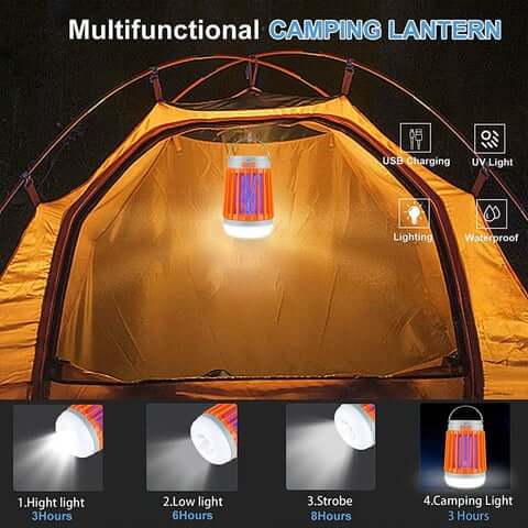 ✨Last Day 49% Off - Multifunctional Solar camping Mosquito Killer Lamp