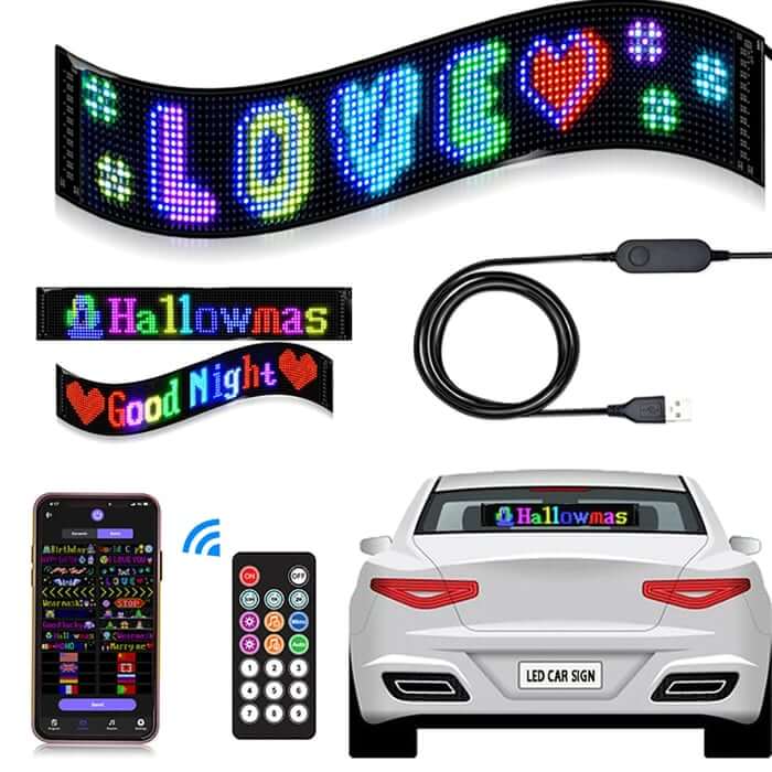 🔥49% Off - Ultra-thin flexible Bluetooth LED screen