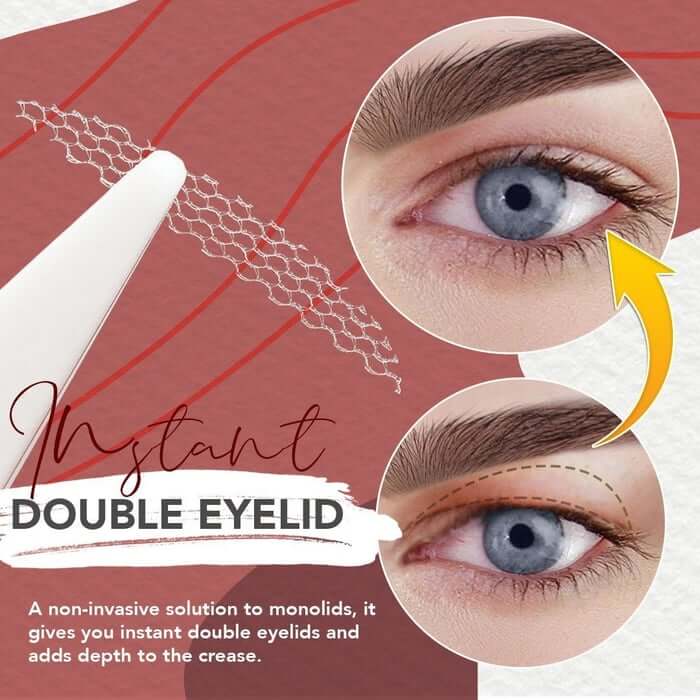 GLUE-FREE INVISIBLE DOUBLE EYELID STICKER（120 STRIPS / PACK）