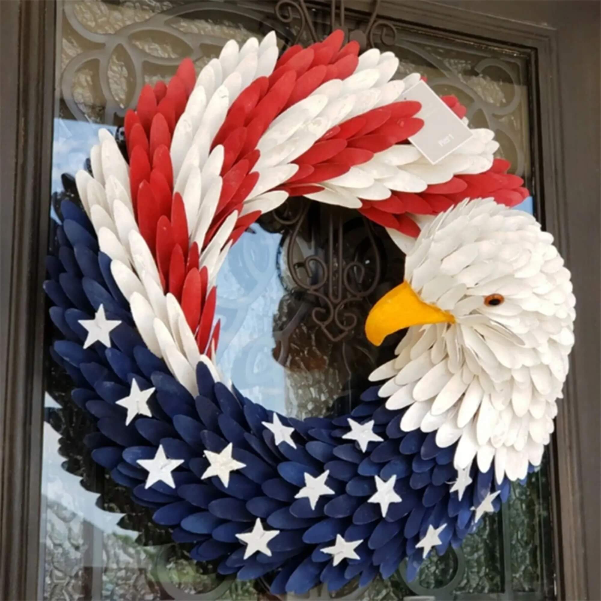 American Eagle Patriotic Wreath Memorial Day Veteran Day 4th of July