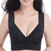 Plus Size Comfort Extra Elastic Wireless Support Lace Bra