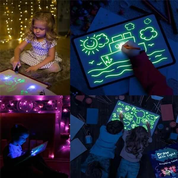 🌟Magical Fluorescent Luminous Drawing Pad - Release the Creativity of Children!