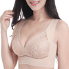 Plus Size Comfort Extra Elastic Wireless Support Lace Bra