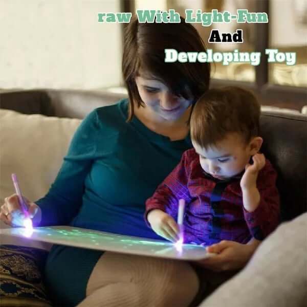 🌟Magical Fluorescent Luminous Drawing Pad - Release the Creativity of Children!